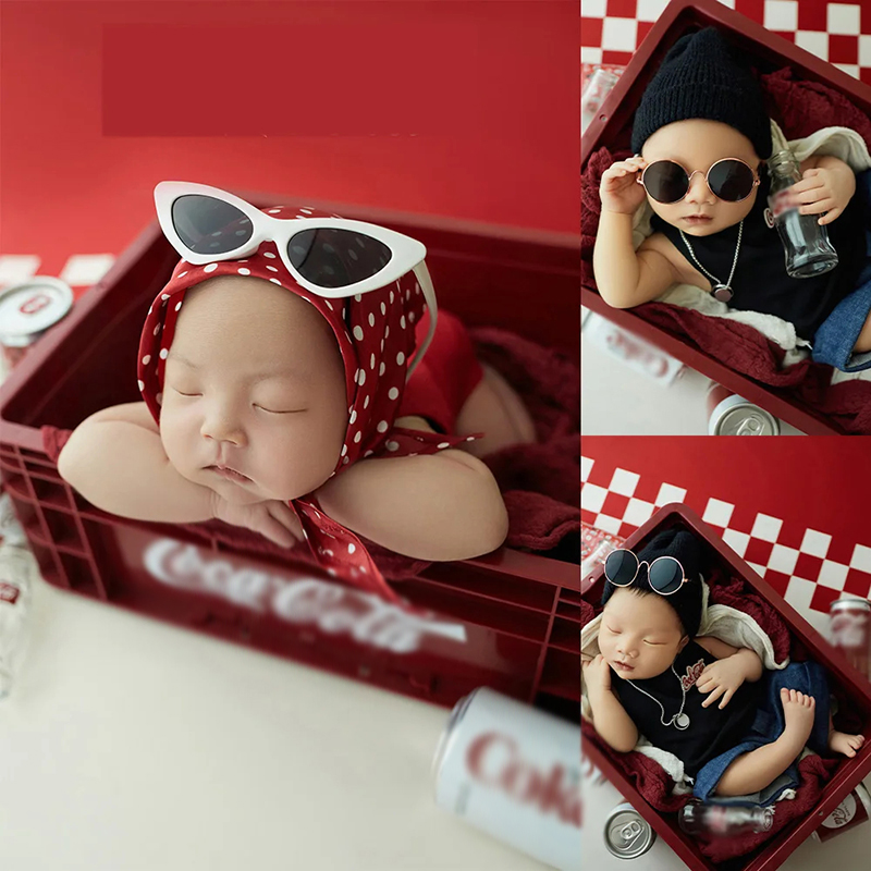 Baby Food Bottle - ชุดธีมเด็กผู้ชายสุดเจ๋งชุดการถ่ายภาพชุดจั๊มสูทแว่นตากันแดดเด็กผู้หญิงสำหรับทารกแรกเกิดชุดธีมภาพถ่าย botol minuman ร่มตกแต่งบ้าน