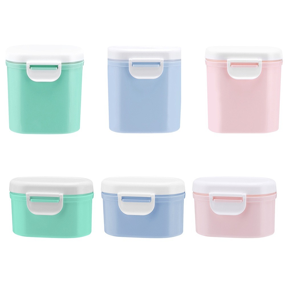 Baby Food Lactogen - กล่องใส่นมผงสำหรับเด็ก กล่องเก็บนมผง กล่องเก็บอาหารหลายชั้น กล่องเก็บอาหารสำหรับเด็กเล็ก/เด็กโต ขนาดเล็ก/ใหญ่