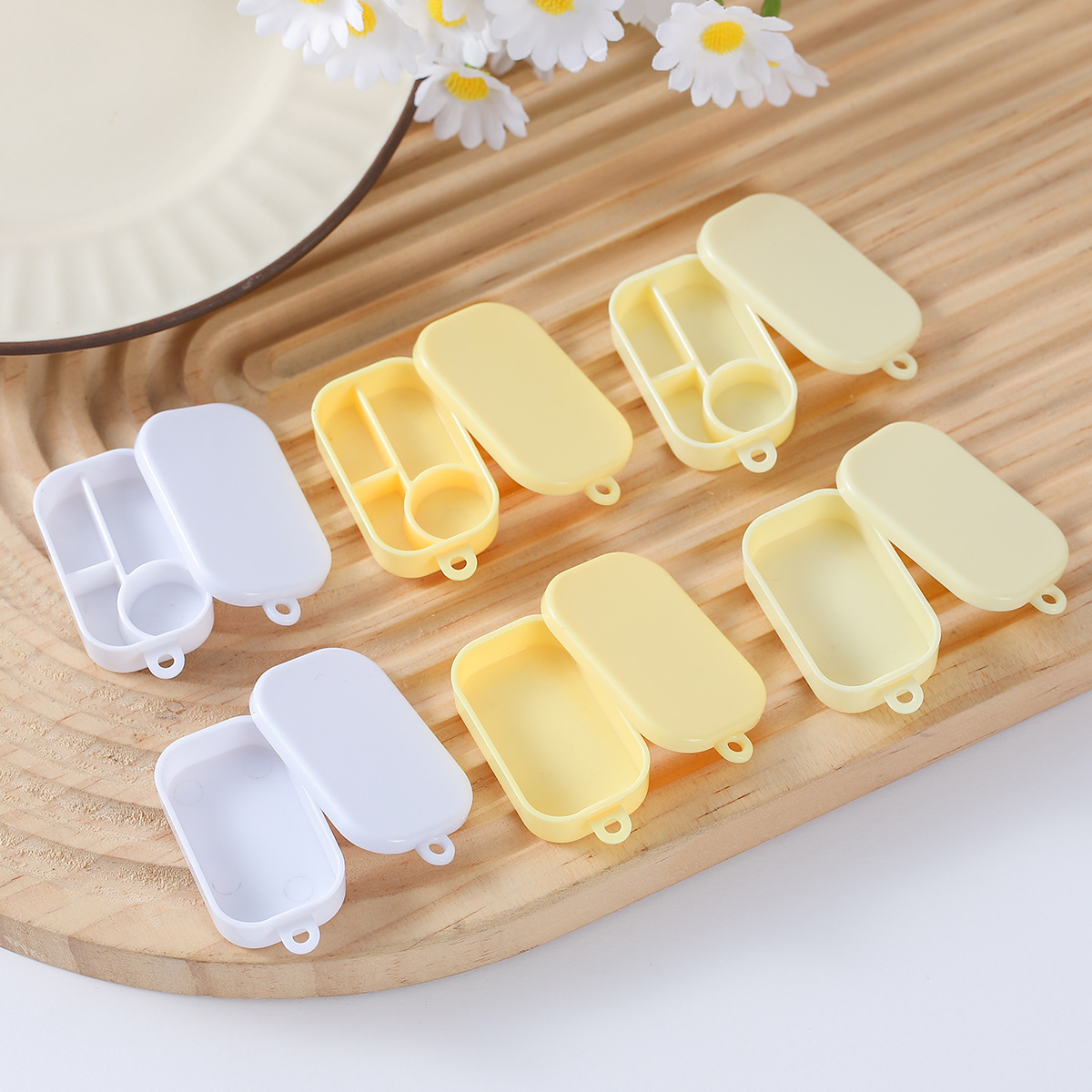 Baby Food Lunch - Mini Miniature กล่องเก็บอาหารซิลิโคนสีทึบชุดอาหารเด็กจานอาหารค่ําเด็กวัยหัดเดินกล่องอาหารกลางวันของเล่น 10 ชิ้น/ล็อต