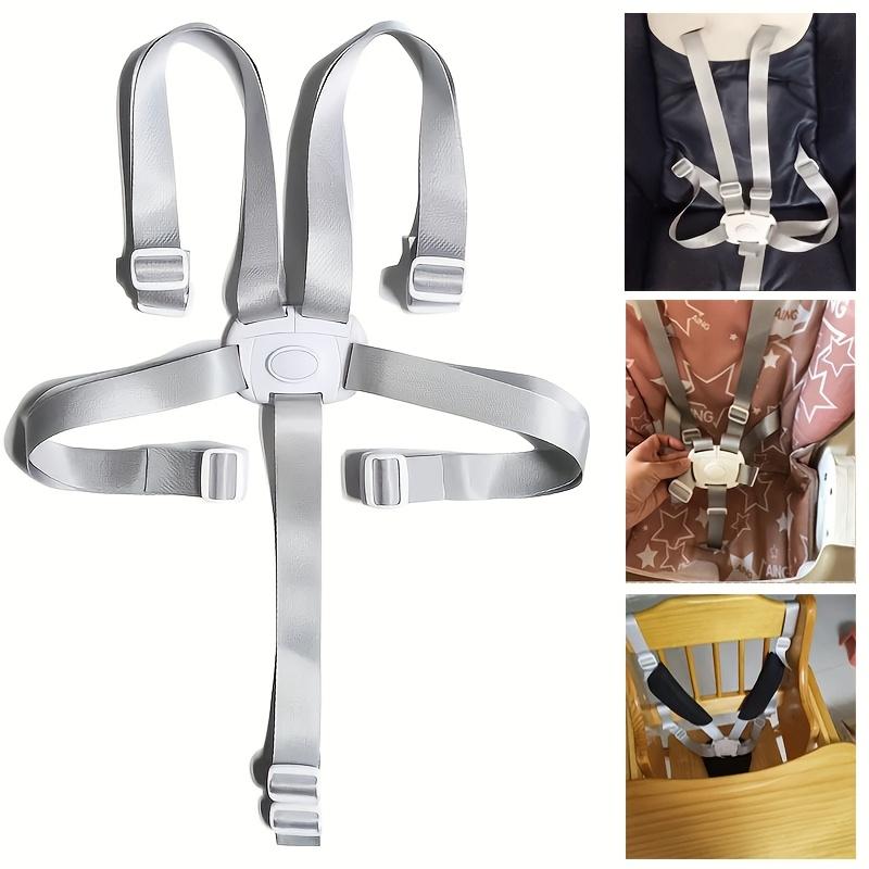 Baby Food Chair - Universal Baby Safety Belt 3/5 จุดสําหรับเก้าอี้รับประทานอาหารรถที่นั่งให้อาหารเก้าอี้สูง
