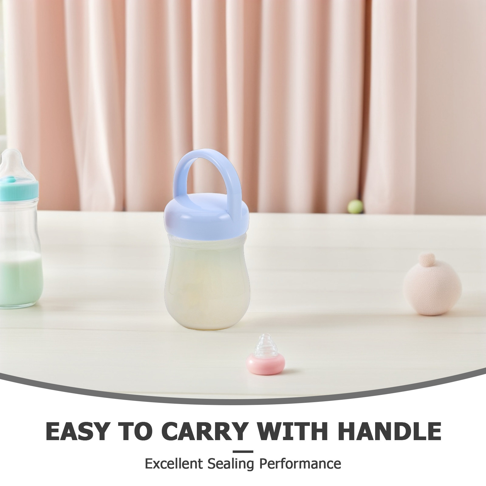 ฝาขวดนมเด็ก 3 ชิ้น พร้อมด้ามจั - Baby Food Bottle บทวิจารณ์และราคา