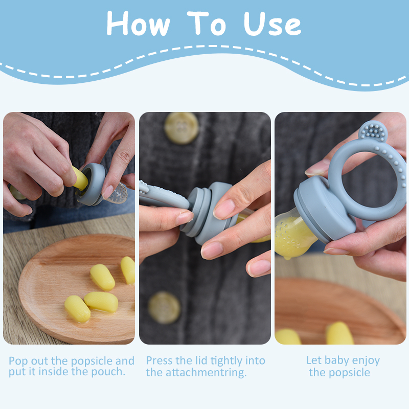 จุกนมซิลิโคนรูปหมีสำหรับป้อนผล - Baby Food Guide บทวิจารณ์และราคา
