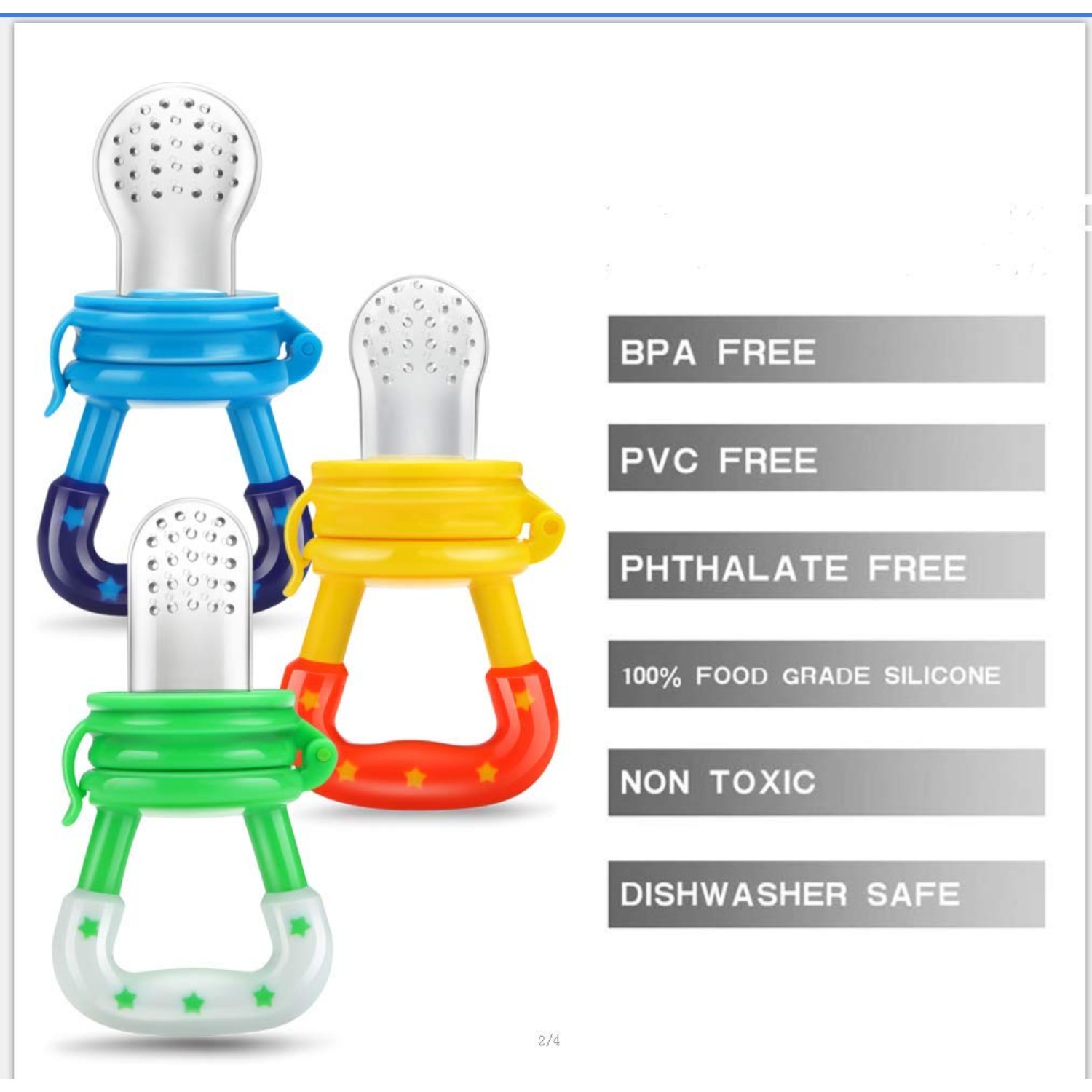 ที่ป้อนอาหารผลไม้สำหรับเด็ก/จุ - Baby Food Guide บทวิจารณ์และราคา
