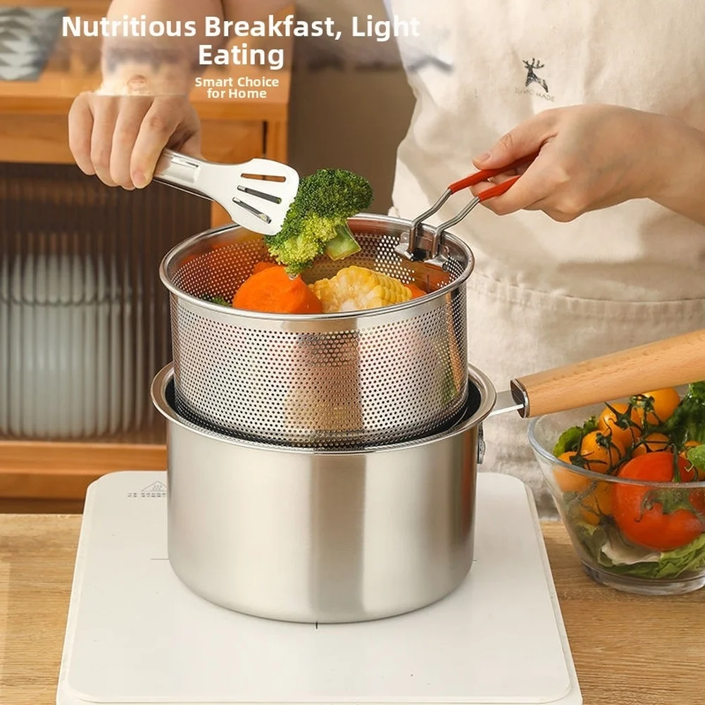 หม้อทอดสแตนเลส 20x18x10.5 ซม.  - Baby Food Healthy บทวิจารณ์และราคา