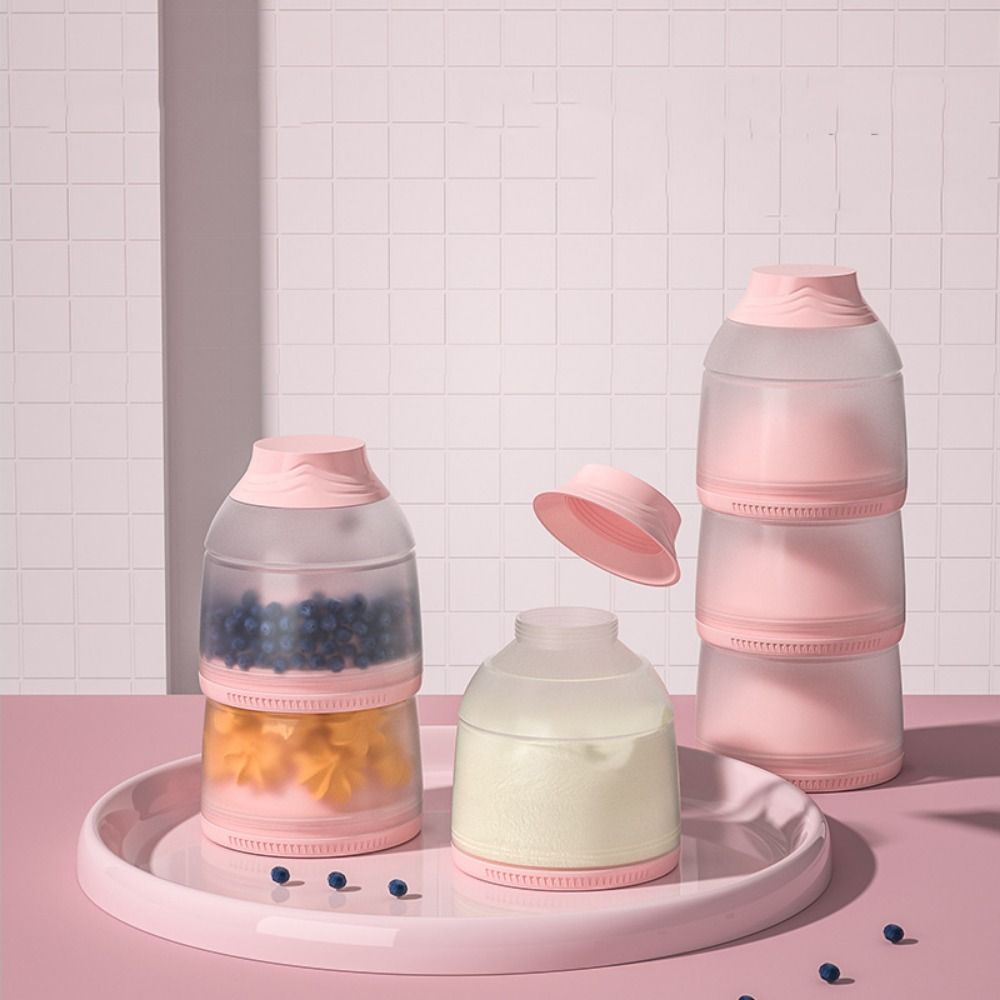 กล่องแบ่งนมผงเด็ก 3 ชั้น ความจ - Baby Food Lactogen บทวิจารณ์และราคา