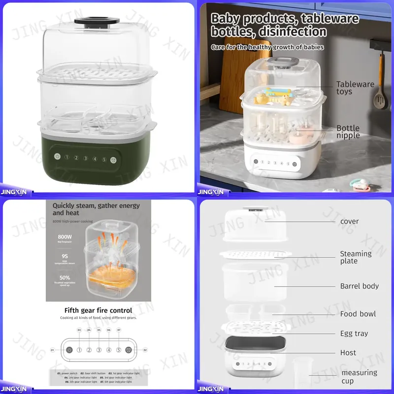 หม้อนึ่งอาหารไฟฟ้าแบบสั่งทำพิเ - Baby Food Healthy บทวิจารณ์และราคา