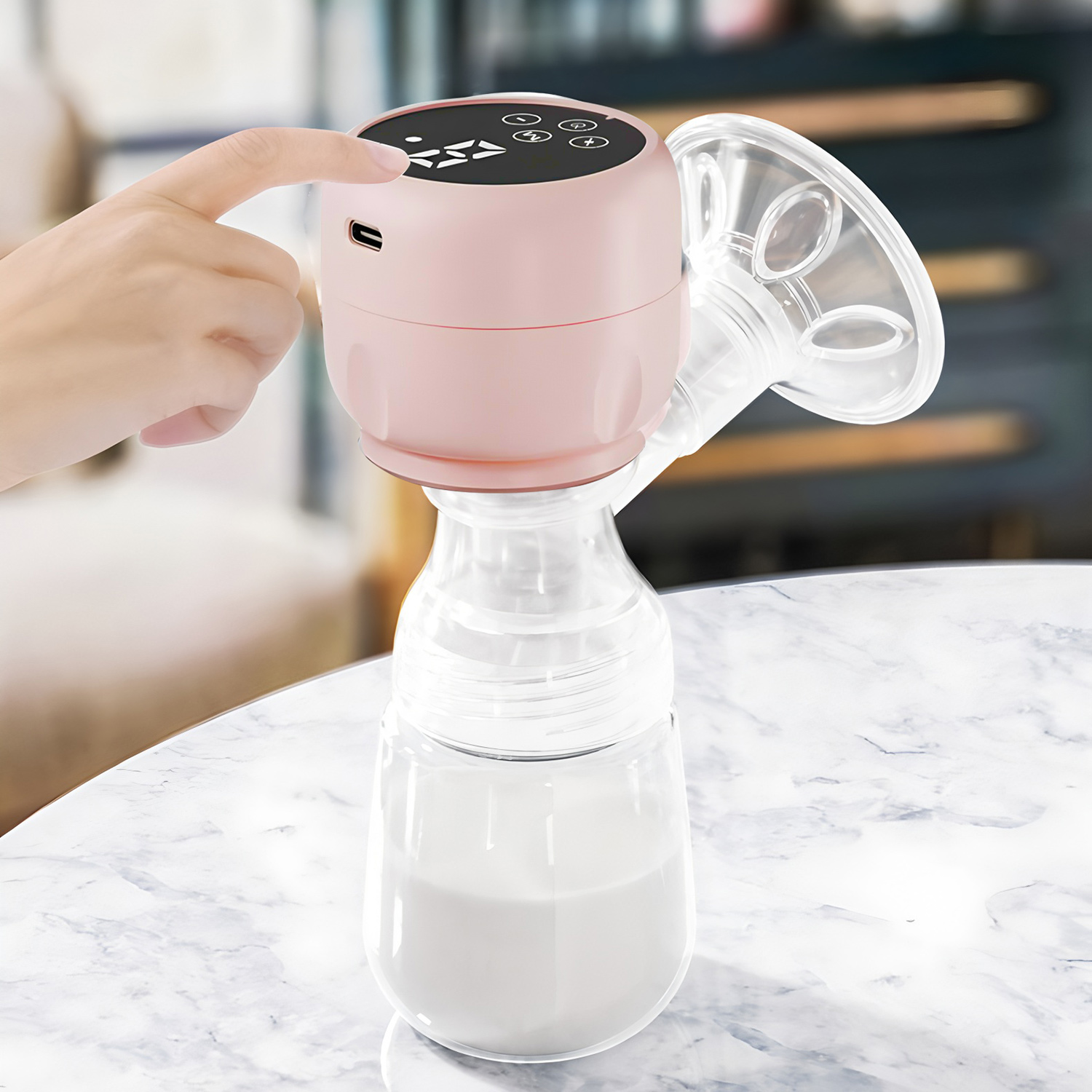เครื่องปั๊มนมไฟฟ้า 2-IN-1 แบบพ - Baby Food Bottle บทวิจารณ์และราคา