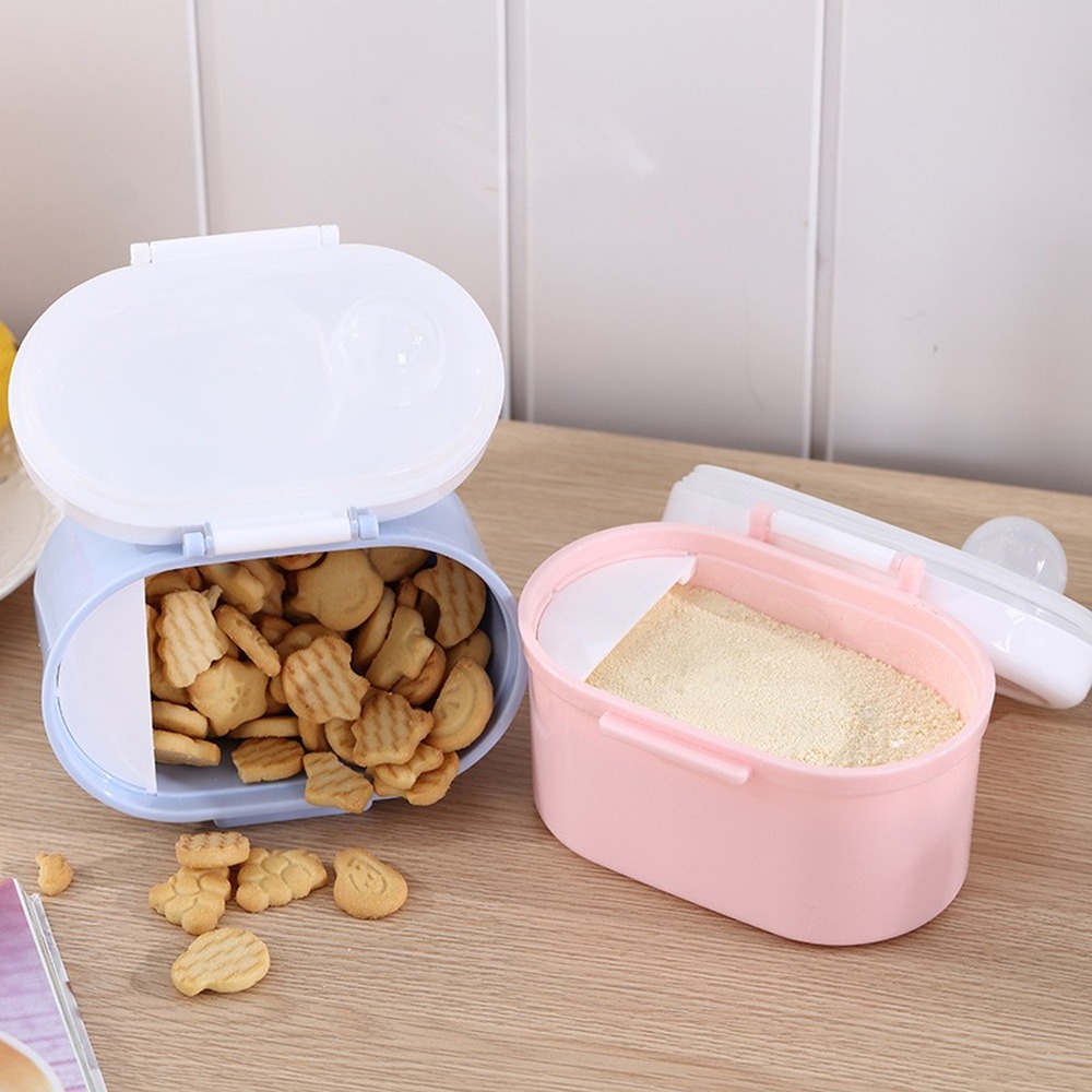กล่องใส่นมผงสำหรับเด็ก กล่องเก - Baby Food Lactogen บทวิจารณ์และราคา