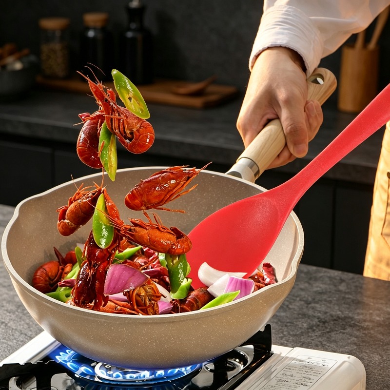 ตะหลิวซิลิโคนเกรดอาหาร ทนความร - Baby Food Utensils Set บทวิจารณ์และราคา
