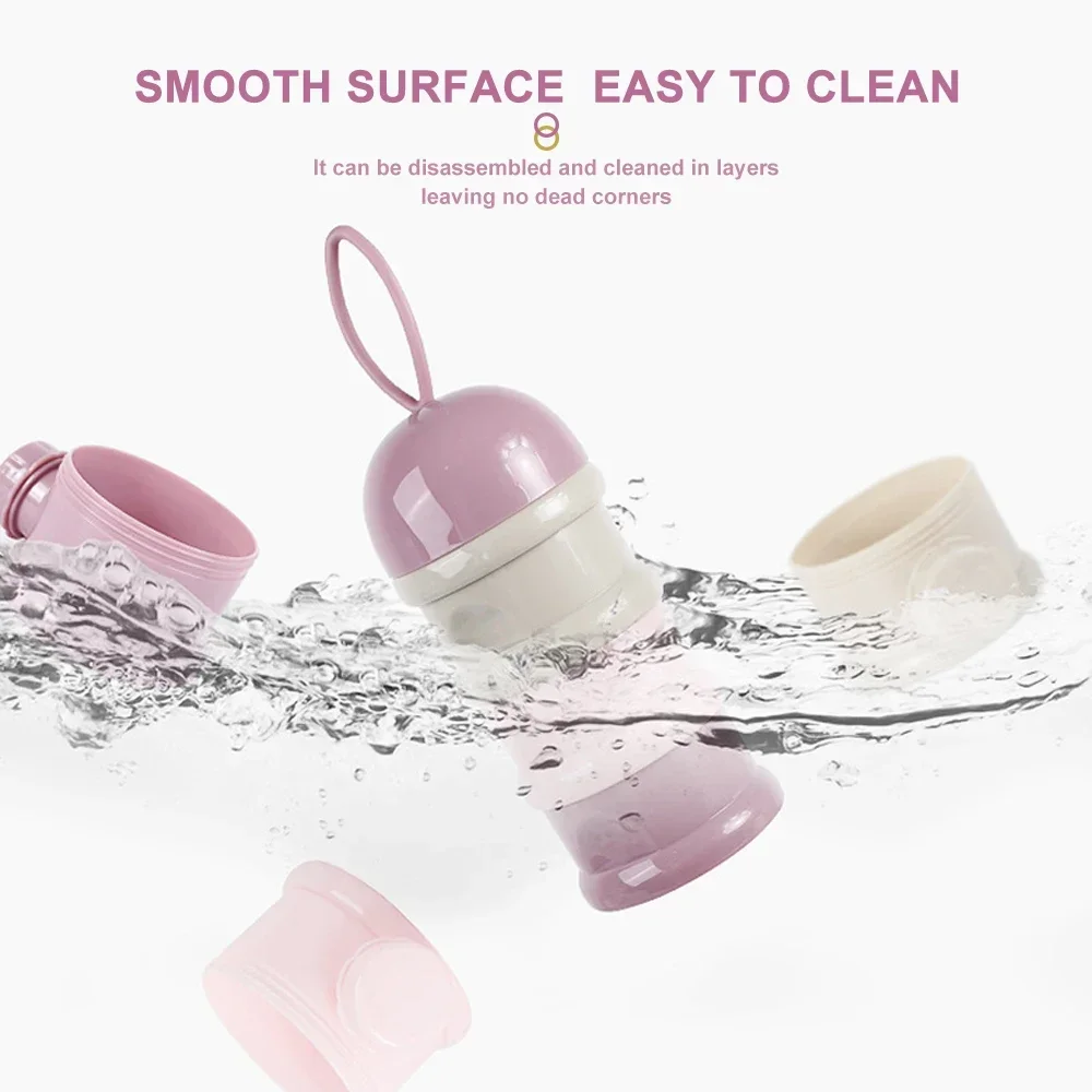 กล่องนมผง 4 ชั้นหมีสไตล์แบบพกพ - Baby Food Lactogen บทวิจารณ์และราคา