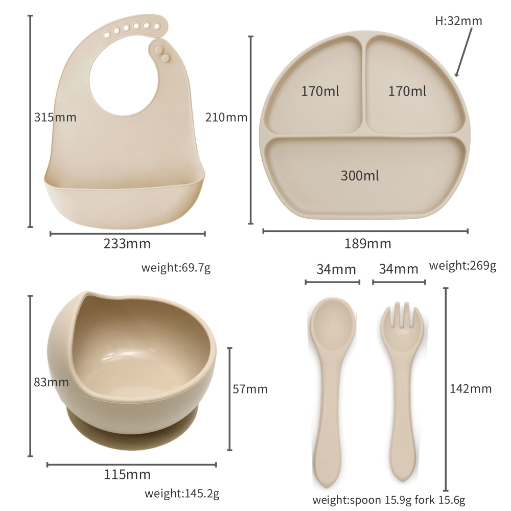 ชุดอุปกรณ์สำหรับเด็กทารก ลายกร - Baby Food Utensils Set บทวิจารณ์และราคา