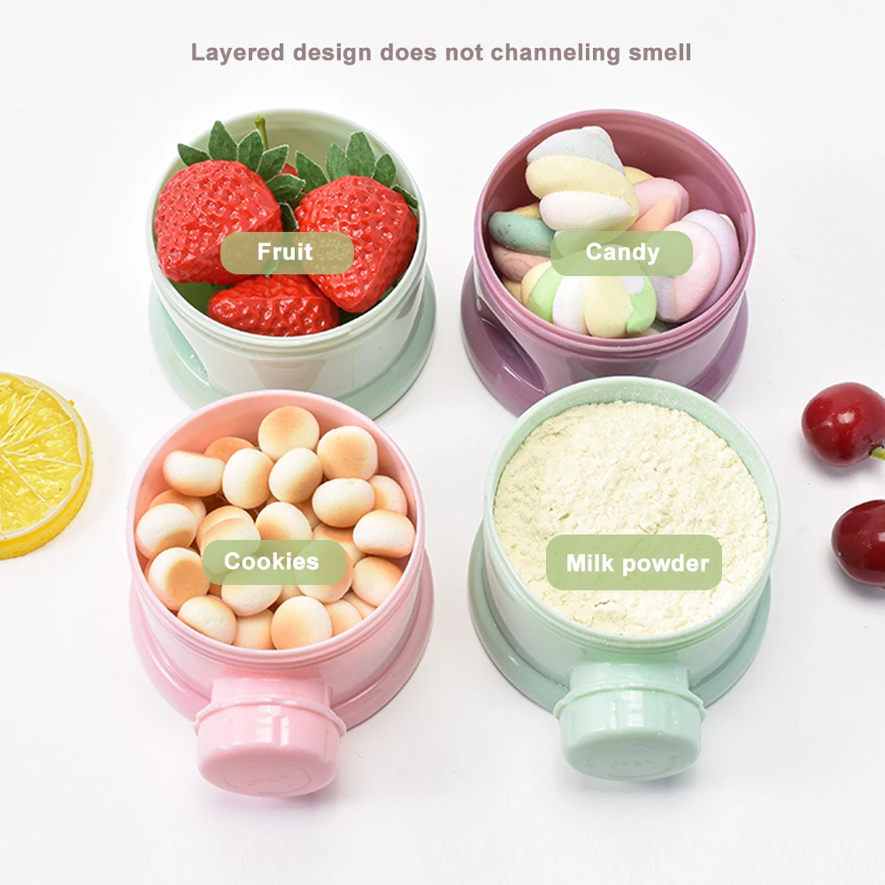 4 ชั้นหมีสไตล์แบบพกพานมผงกล่อง - Baby Food Lactogen บทวิจารณ์และราคา