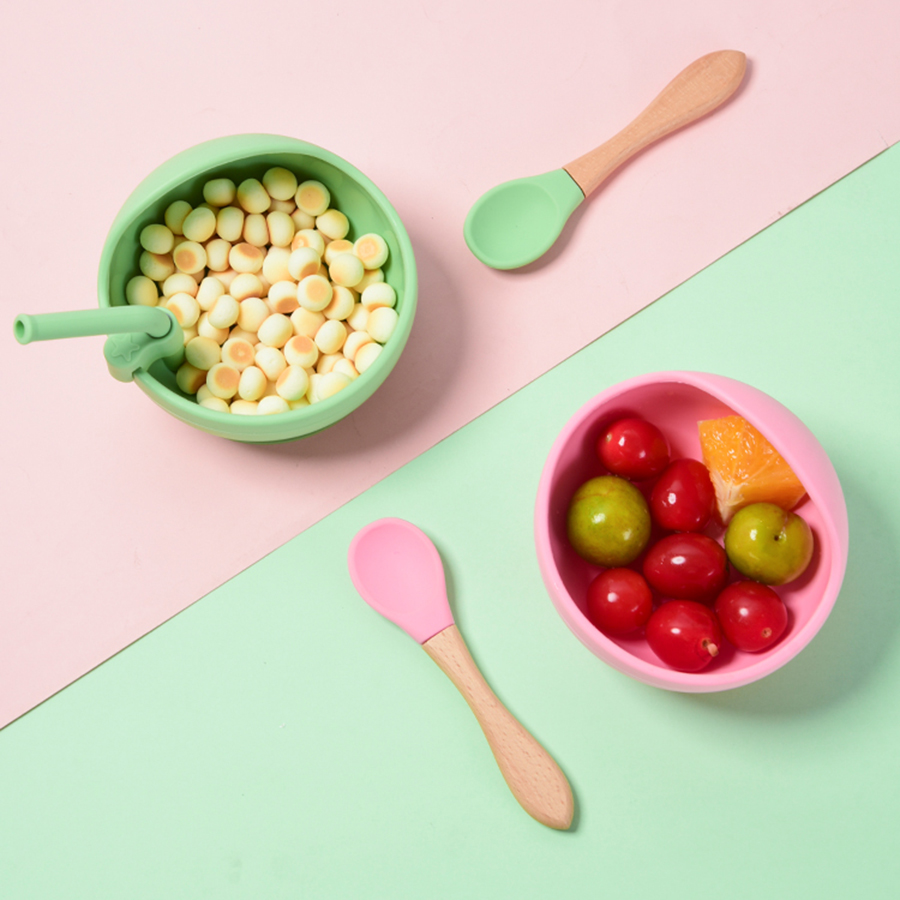 จานชามอาหารซิลิโคนกันหกสำหรับเ - Baby Food Guide บทวิจารณ์และราคา