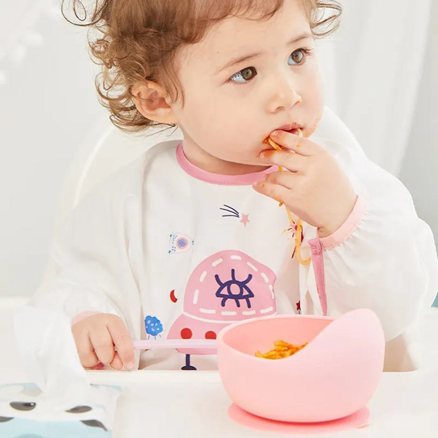 จานชามอาหารซิลิโคนกันหกสำหรับเ - Baby Food Guide บทวิจารณ์และราคา