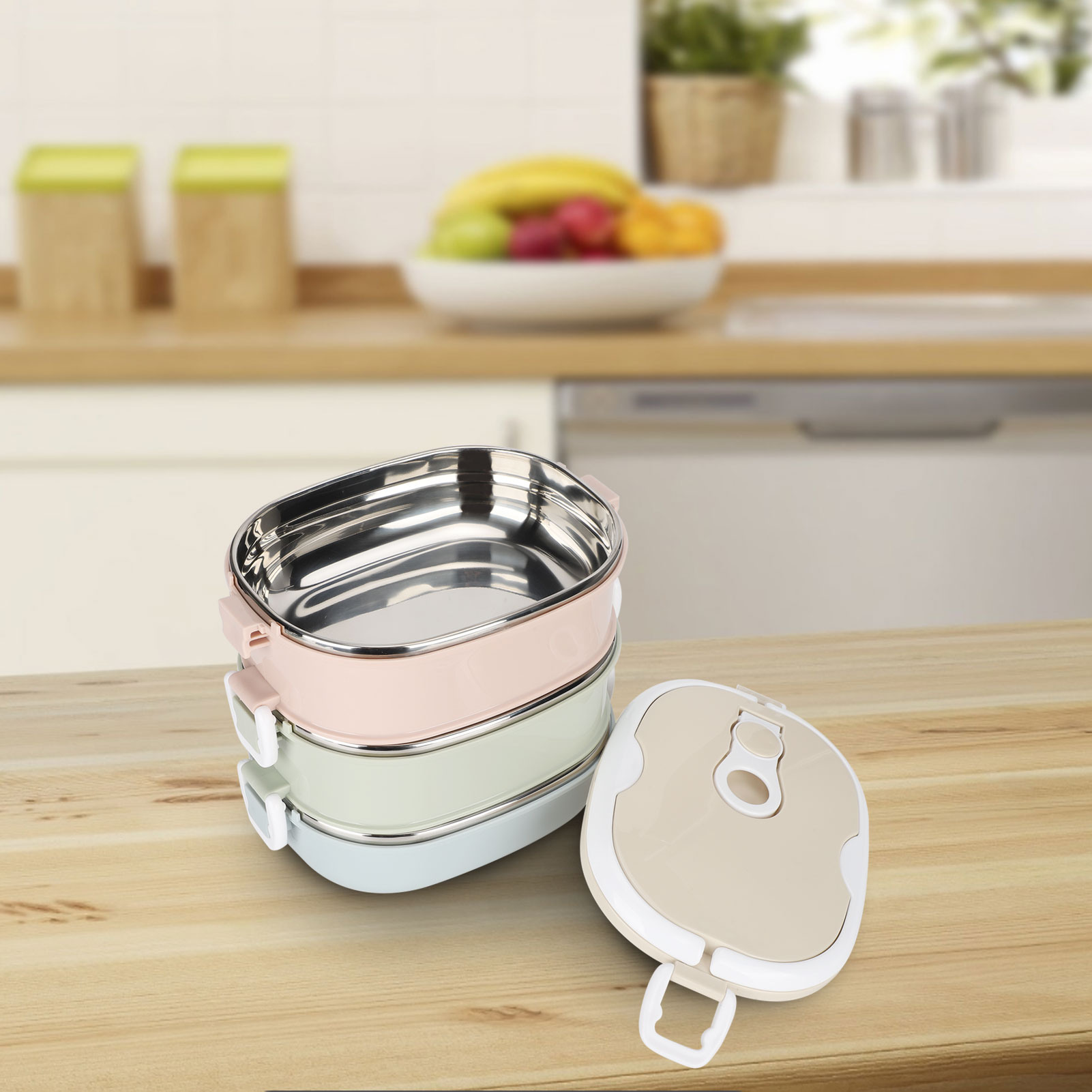 กล่องอาหารกลางวัน กล่องอาหารกล - Baby Food Container บทวิจารณ์และราคา