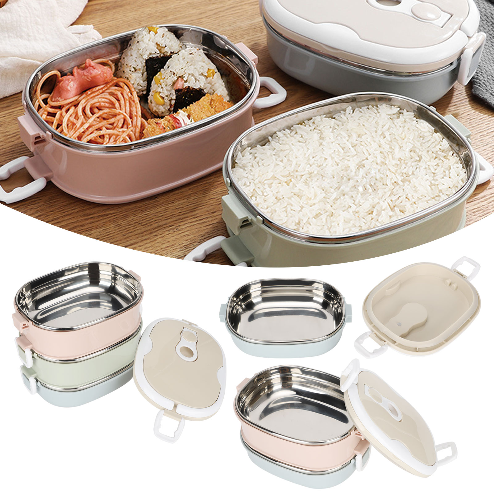 กล่องอาหารกลางวัน กล่องอาหารกล - Baby Food Container บทวิจารณ์และราคา