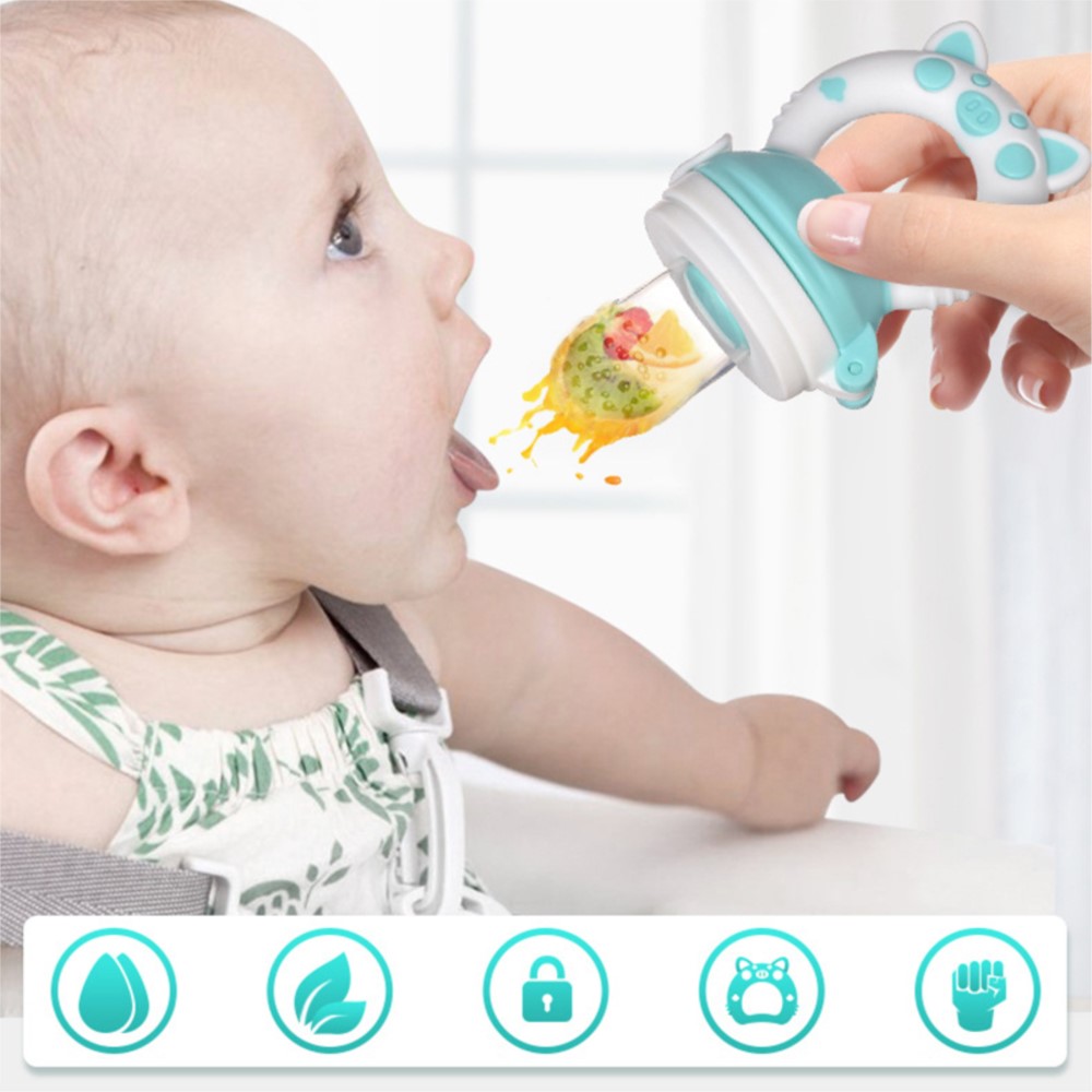 จุกนมซิลิโคนสำหรับป้อนอาหารสดส - Baby Food Guide บทวิจารณ์และราคา