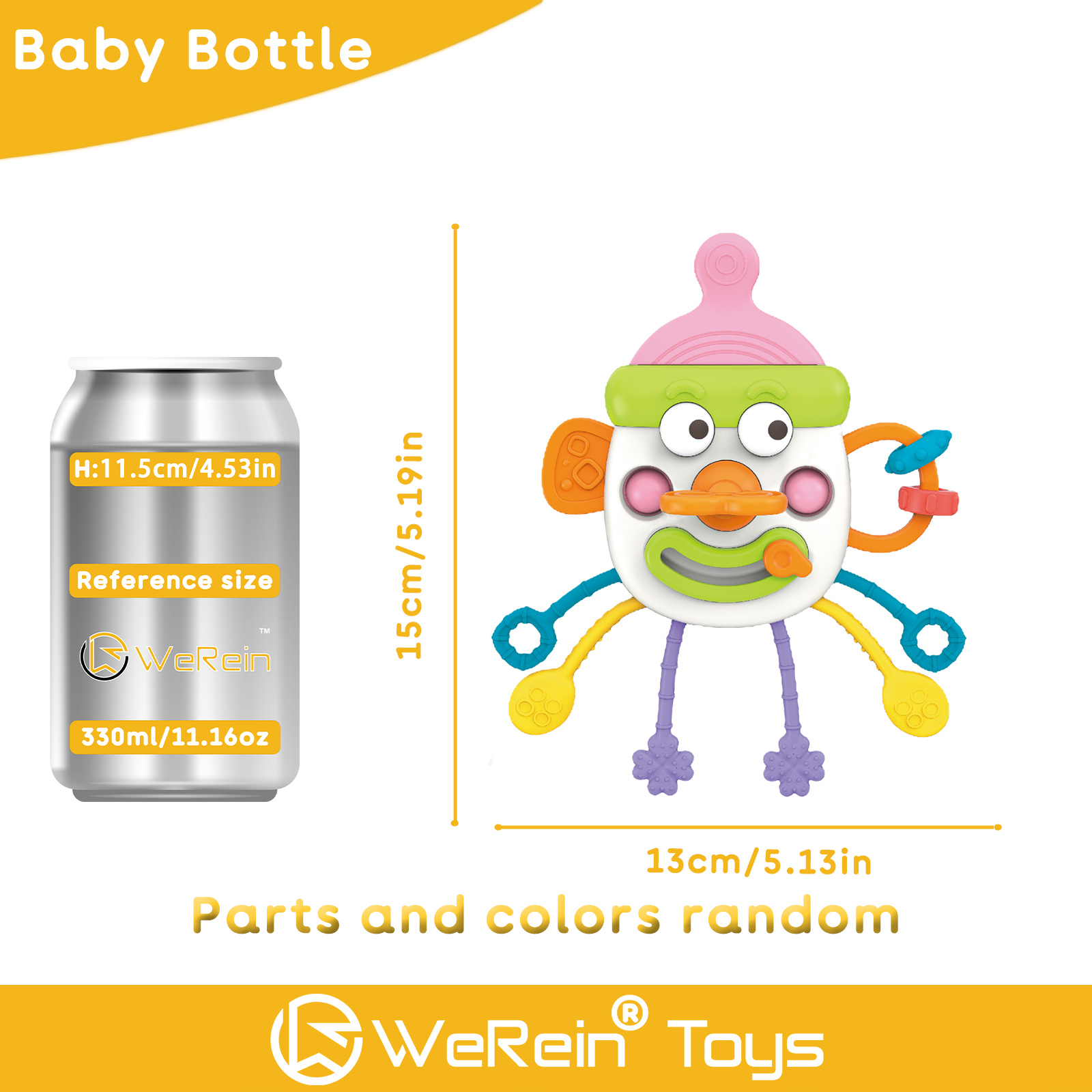 ของเล่นแบบดึงออกได้รูปขวดน่ารั - Baby Food Bottle บทวิจารณ์และราคา