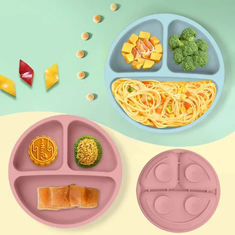 ซิลิโคนเกรดอาหารเด็กชุดจานชามใ - Baby Food Guide บทวิจารณ์และราคา