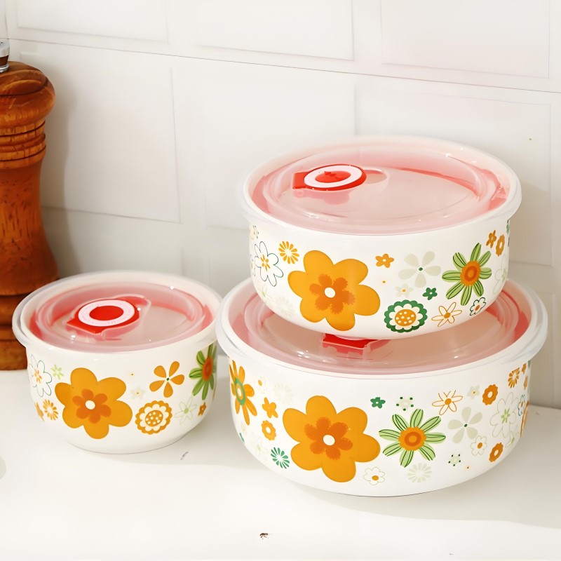 สามชิ้นชุด,Fine กระเบื้องจีนกล - Baby Food Container บทวิจารณ์และราคา