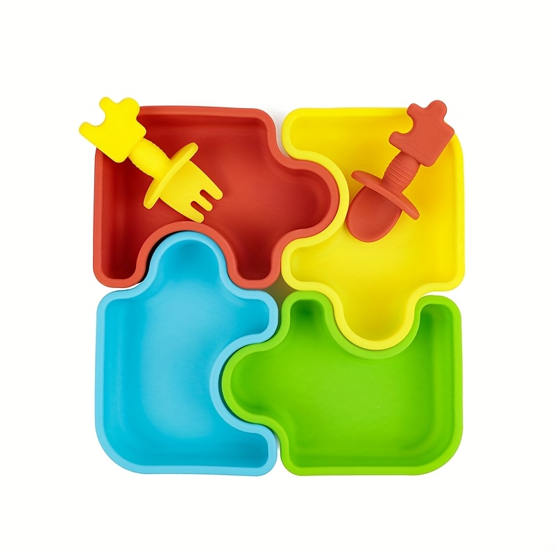 ชุดอุปกรณ์ป้อนอาหารซิลิโคนสำหร - Baby Food Utensils Set บทวิจารณ์และราคา