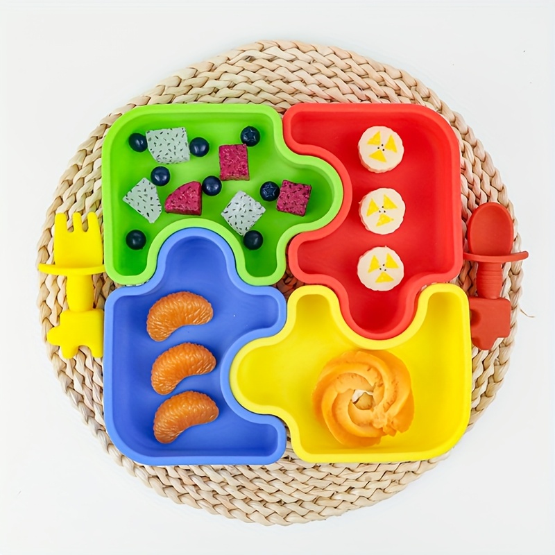 ชุดอุปกรณ์ป้อนอาหารซิลิโคนสำหร - Baby Food Utensils Set บทวิจารณ์และราคา