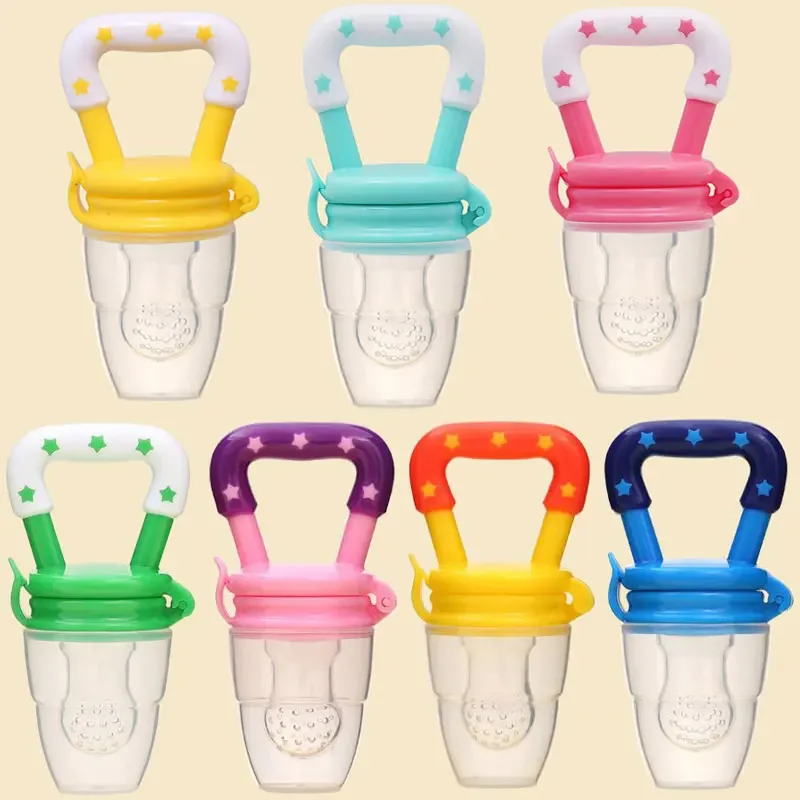 ผลไม้ขวดจุกนม Pacifiers ให้อาห - Baby Food Net Feeder บทวิจารณ์และราคา
