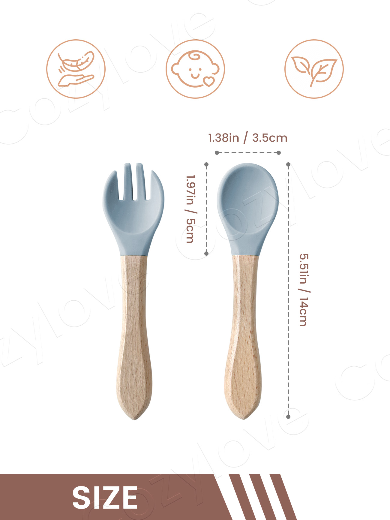 ชุดช้อนส้อมซิลิโคนสำหรับเด็ก,  - Baby Food Guide บทวิจารณ์และราคา