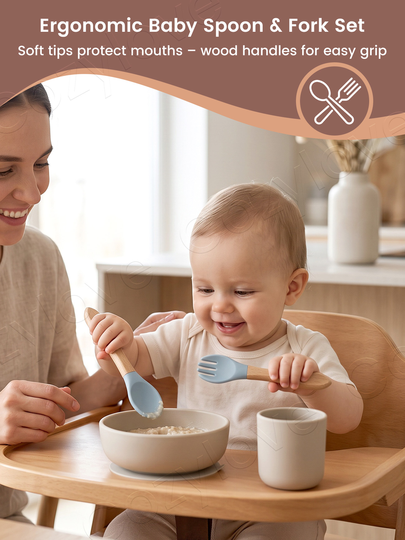 ชุดช้อนส้อมซิลิโคนสำหรับเด็ก,  - Baby Food Guide บทวิจารณ์และราคา