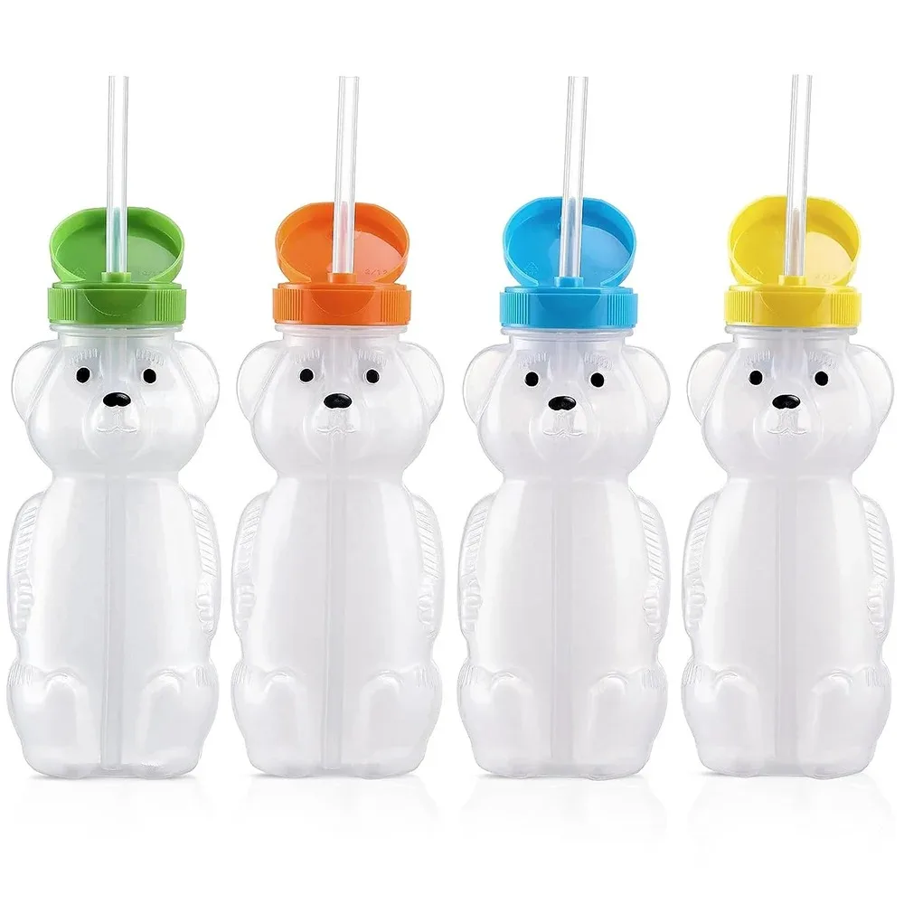 ถ้วยใส่ฟางลายหมีน้ำผึ้งสำหรับเ - Baby Food Bottle บทวิจารณ์และราคา