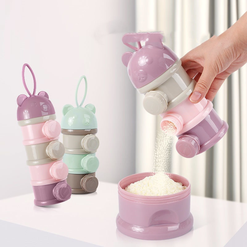 กล่องใส่นมผงสำหรับเด็ก 3/4 ชั้ - Baby Food Lactogen บทวิจารณ์และราคา