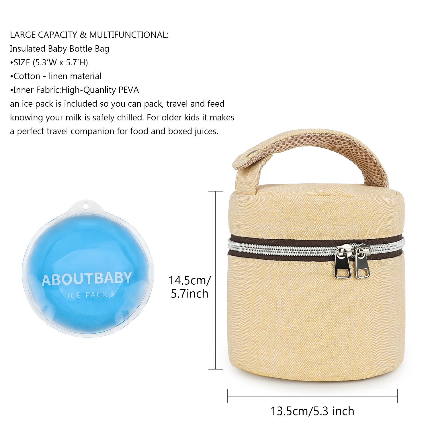 กระเป๋าใส่ขวดนมกันน้ำ รักษาอุณ - Baby Food Bottle บทวิจารณ์และราคา