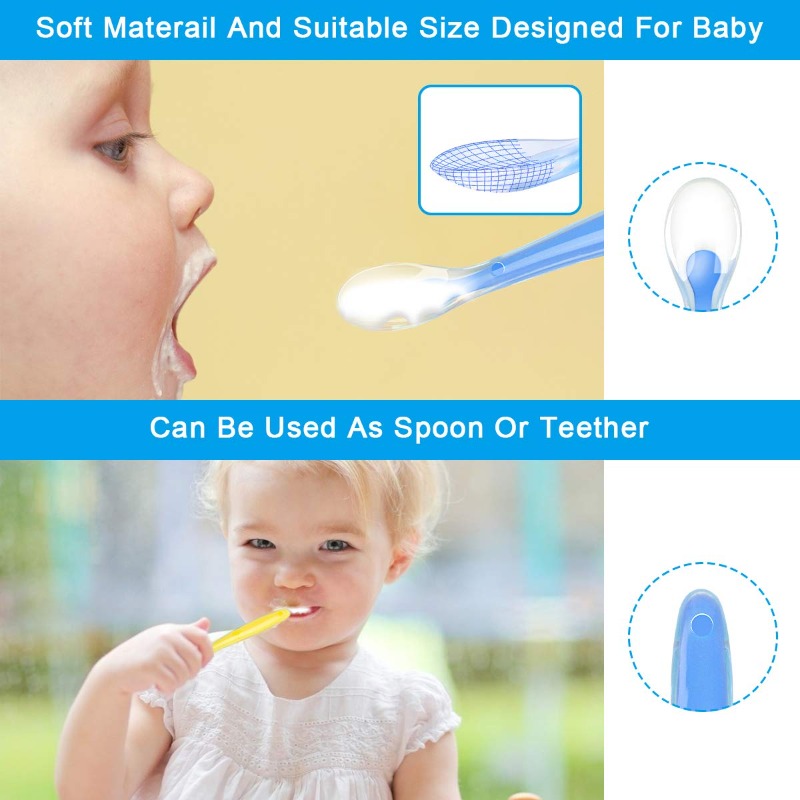 ช้อนซิลิโคนเด็กปลอดสาร BPA Fir - Baby Food Guide บทวิจารณ์และราคา