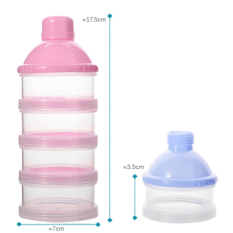 4ชั้นแบบพกพาตารางสูตรนมนมผงเด็ - Baby Food Lactogen บทวิจารณ์และราคา