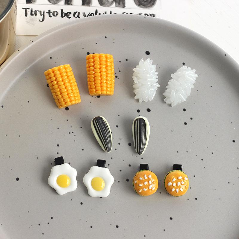 กิ๊บติดผมรูปอาหาร 10 ชิ้น สำหร - Baby Food Egg บทวิจารณ์และราคา