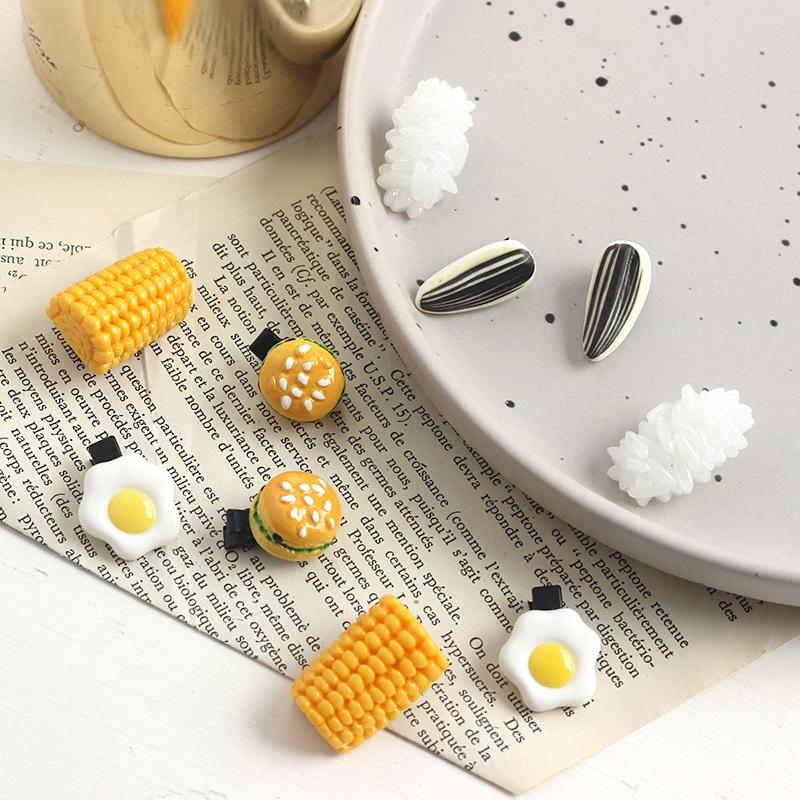 กิ๊บติดผมรูปอาหาร 10 ชิ้น สำหร - Baby Food Egg บทวิจารณ์และราคา