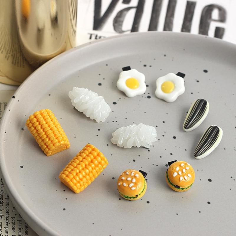 กิ๊บติดผมรูปอาหาร 10 ชิ้น สำหร - Baby Food Egg บทวิจารณ์และราคา